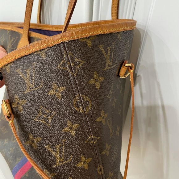 Louis Vuitton neverfull mm bag personalized KK - Picture 5 of 7